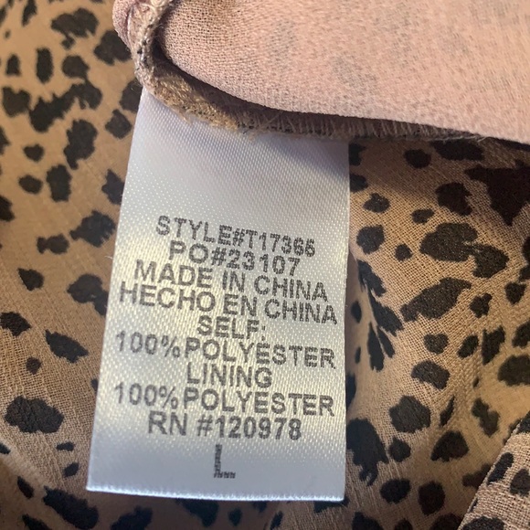 Entro Faux Wrap Blouson Blouse - Picture 8 of 8